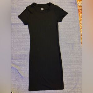 PINK Victoria's Secret Black Midi Dress